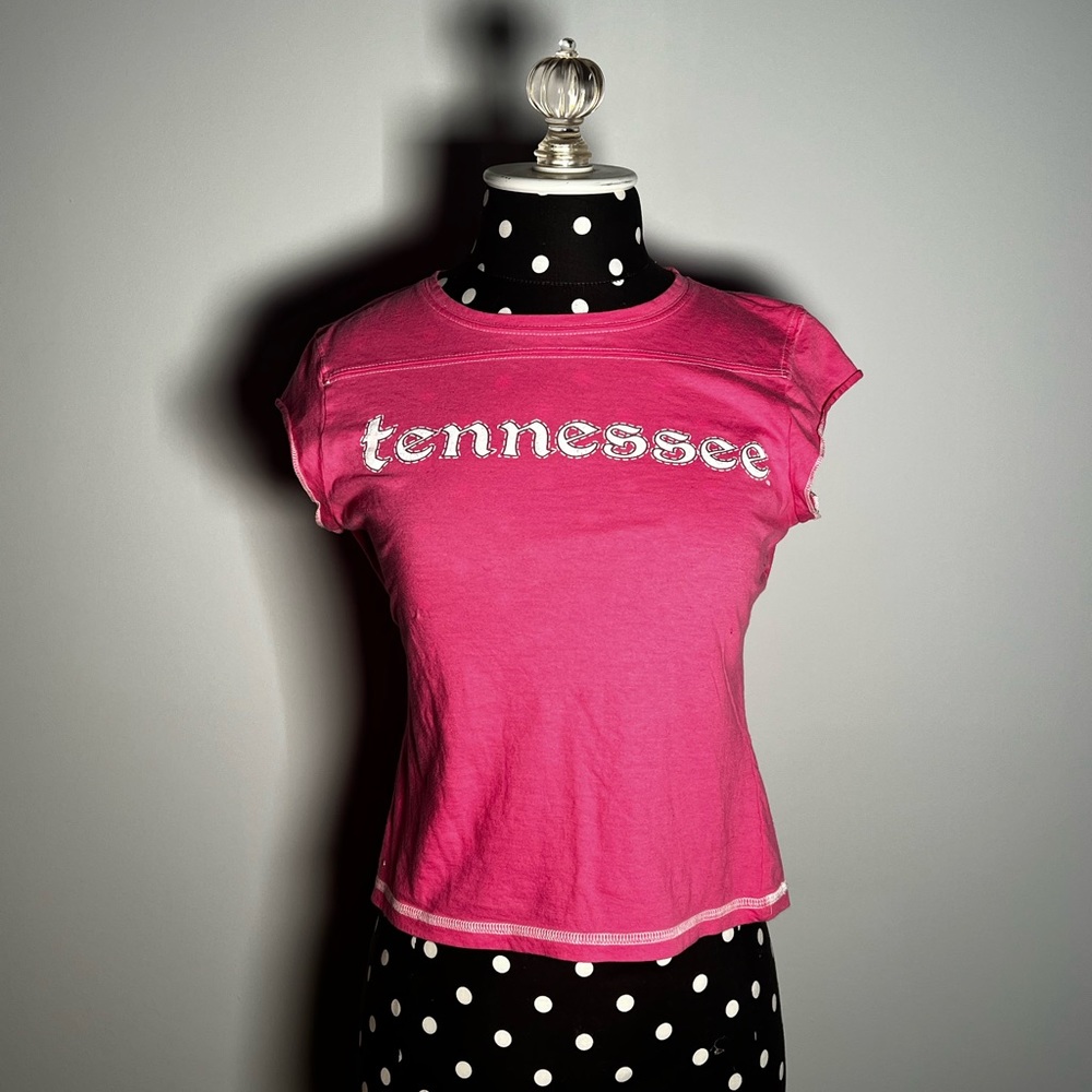 pink baby tee